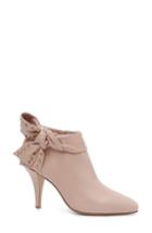 Women's Valentino Garavani Studded Bow Ankle Bootie Us / 36eu - Beige