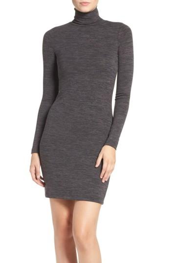 Women's French Connection 'sweeter' Turtleneck Sweater Dress - Black