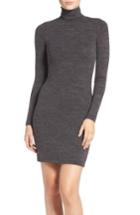 Women's French Connection 'sweeter' Turtleneck Sweater Dress - Black