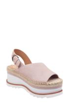 Women's Marc Fisher D Quint Slingback Wedge, Size 5 M - Pink