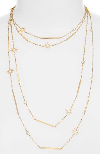 Women's Jenny Packham Stardust Multistrand Necklace