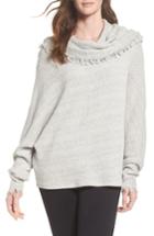 Women's Michael Lauren Oversize Turtleneck Sweater /small - Grey