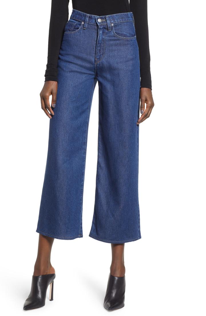 Women's Hudson Jeans Holly High Waist Crop Wide Leg Jeans