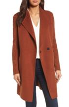 Women's Kenneth Cole New York Double Face Coat - Brown