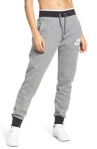Women's Nike Fleece Knit Pants - Grey