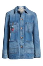 Women's Madewell Strawberry Embroidered Workwear Jacket