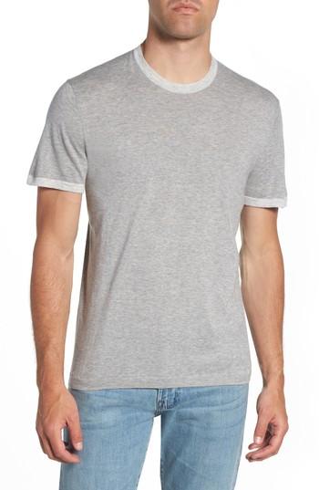 Men's James Perse Regular Fit Ringer T-shirt (s) - Grey