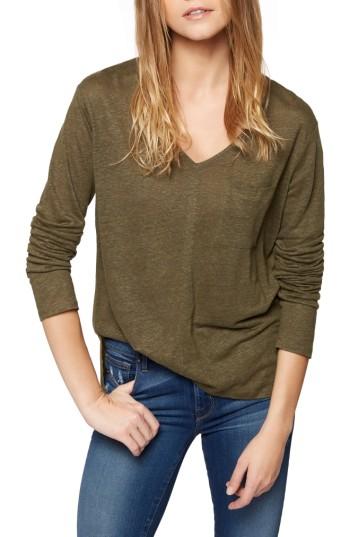 Women's Karen Kane Daily Mix V-neck Tee - Green