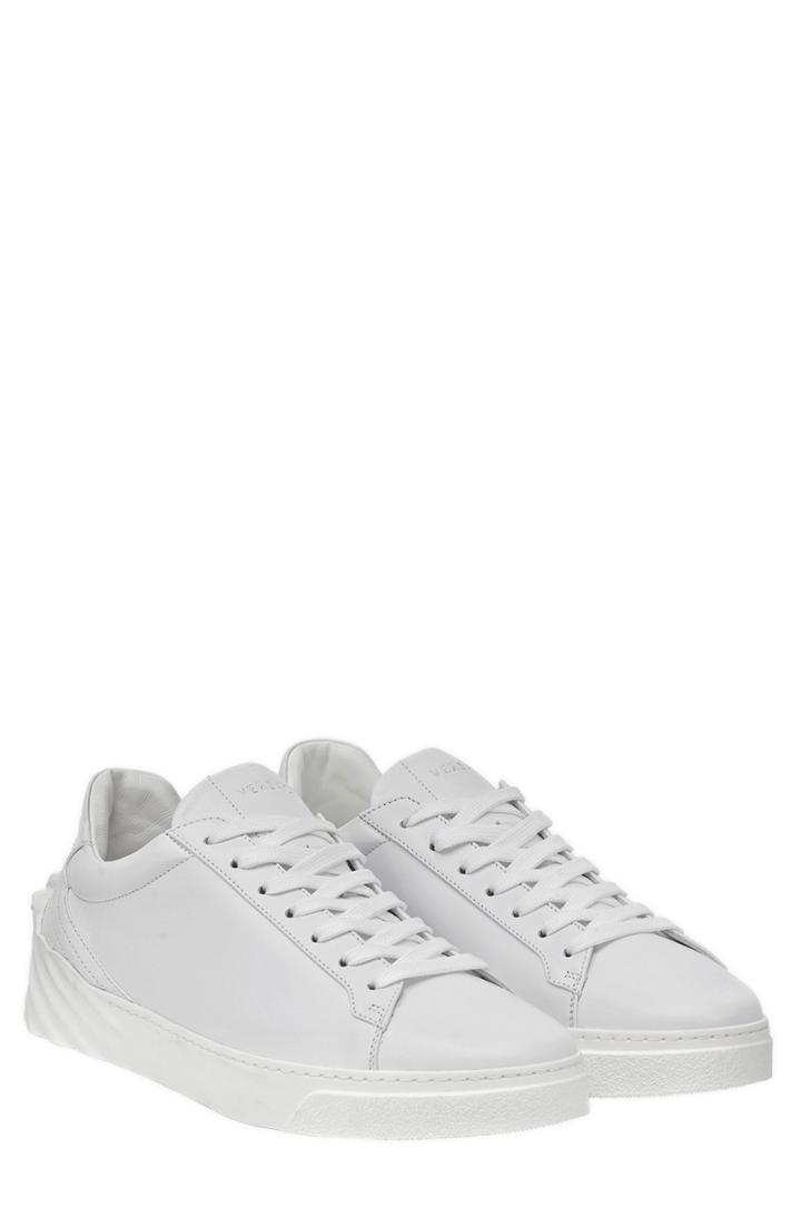 Men's Versace Sculpted Medusa Low Top Sneaker Us / 42eu - White