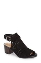 Women's Bella Vita Fonda Perforated Sandal Ww - Black