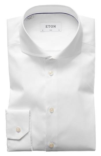 Men's Eton Extra Slim Fit Solid Dress Shirt