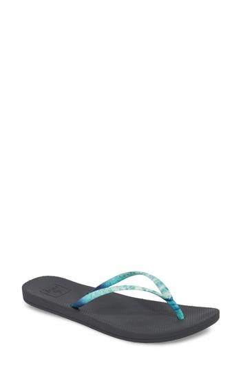 Women's Reef Escape Luxe Nature Flip Flop M - Blue