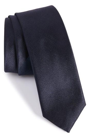 Men's Boss Large Scale Striped Silk Tie