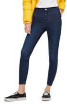 Petite Women's Topshop Joni High Waist Skinny Jeans W X 28l (fits Like 24w) - Blue