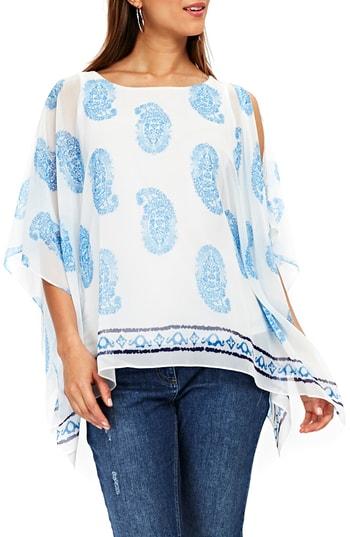 Women's Wallis Mykinos Overlay Blouse - Ivory