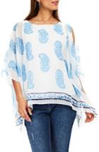 Women's Wallis Mykinos Overlay Blouse - Ivory