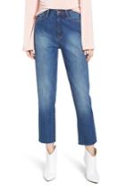 Women's Leith High Waist Crop Straight Leg Jeans