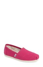 Women's Toms Classic Canvas Slip-on M - Pink