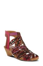 Women's L'artiste Strappy Wedge Sandal .5-6us / 36eu - Brown