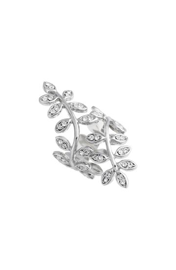 Women's Lisa Freede Adjustable Crystal Vine Ring