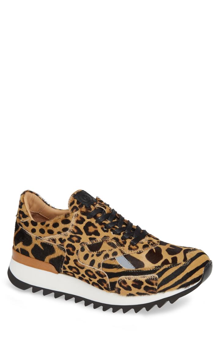 Men's Nick Wooster X Greats Pronto Genuine Calf Hair Sneaker M - Brown