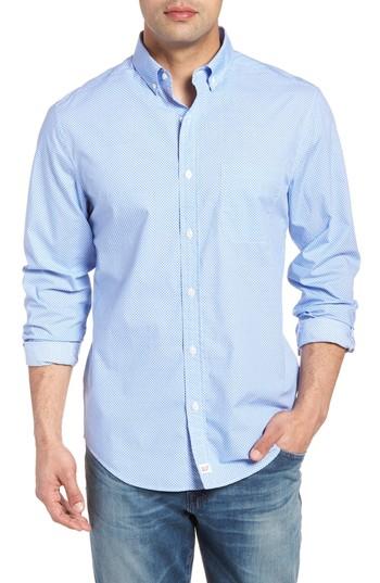 Men's Vineyard Vines Mini Sailboat Classic Fit Sport Shirt - Blue