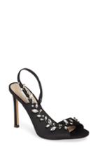 Women's Nina Deanna Embellished Sandal .5 M - Black