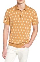 Men's French Connection Superfine Hibiscus Slim Fit Polo - Beige