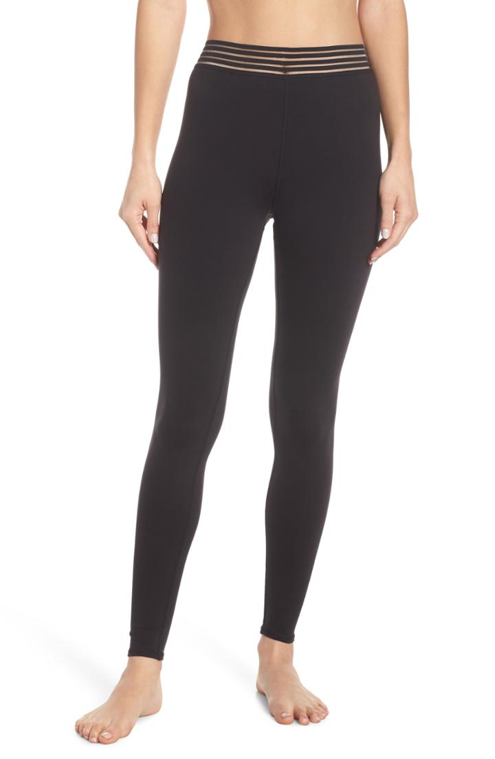 Women's Alo Stripe Waistband Leggings