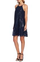 Women's Vince Camuto Wrap Front Sparkle Body-con Dress - Black