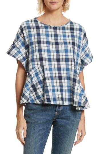 Women's The Great. The Twirl Top - Blue
