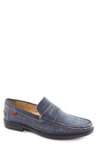 Men's Marc Joseph New York Cortland Penny Loafer M - Blue