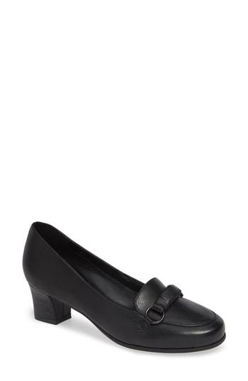 Women's David Tate Perky Loafer Pump M - Black