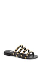 Women's Balenciaga Studded Slide Sandal Us / 38eu - Black