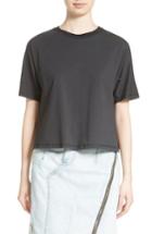 Women's 3.1 Phillip Lim Cotton & Silk Tee - Black