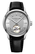 Men's Raymond Weil Freelancer Leather Strap Auto Watch, 43mm