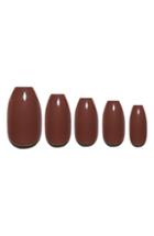 Static Nails Mocha Pop-on Reusable Manicure Set - Mocha
