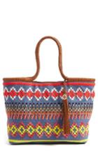 Tory Burch Embroidered Tote -
