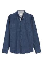 Men's 7 Diamonds Analog Kid Woven Shirt, Size - Blue