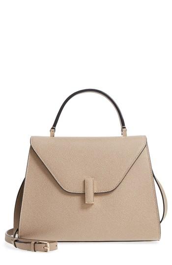 Valextra Iside Medium Top Handle Bag - White