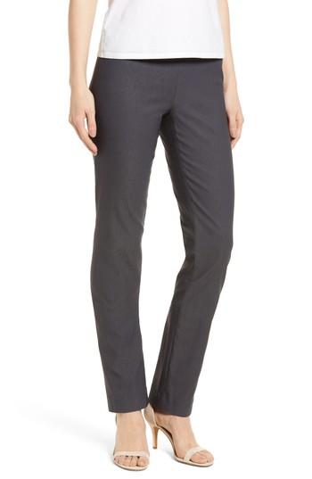 Petite Women's Nic + Zoe Wonder Stretch Pant P - Grey