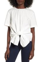 Women's Bp. Tie Front Blouse, Size - White