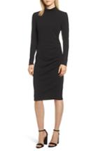Women's Chelsea28 Mock Neck Body-con Dress, Size - Black