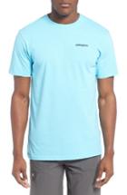 Men's Patagonia Line Fit Logo T-shirt, Size Small - Blue
