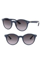 Men's Ray-ban Phantos 50mm Mirrored Sunglasses - Matte Blue