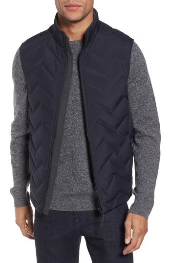 Men's Ted Baker London Hobart Down Vest (xxl) - Blue