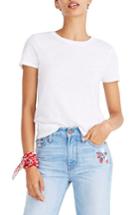 Women's Madewell Lo-fi Shrunken Tee, Size - Red