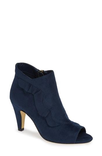 Women's Bella Vita Nicolette Ruffle Dress Bootie N - Blue