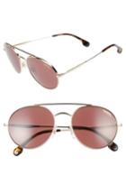 Men's Carrera Eyewear 59mm Polarized Sunglasses - Gold Havana/ Burgundy