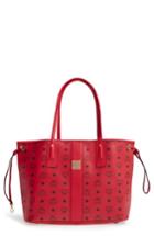 Mcm Medium Liz Reversible Shopper - Red